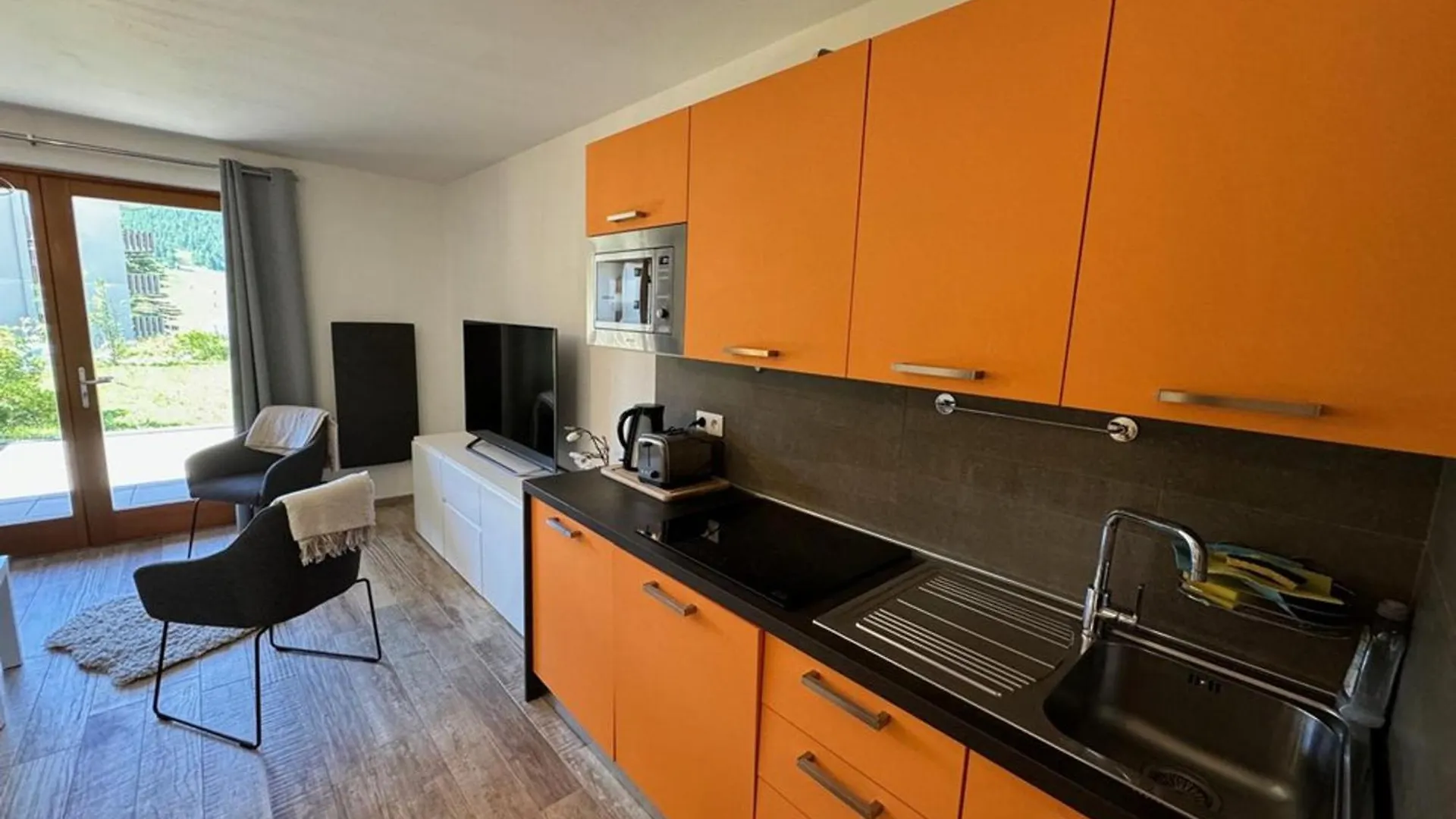 Studio Moderne A Montgenevre Avec Garage Integre - Fr-1-266-245